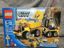 LEGO 4201 - CITY - LOADER AND DUMP TRUCK - New in Factory Sealed Box picture