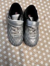 Brooman Kids Soccer Cleats Size 10 Kids  silver and black picture