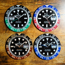 Rolex GMT-Master II SPRITE PEPSI ROOTBEER BATMAN Coaster Set Bar Mancave Gift picture