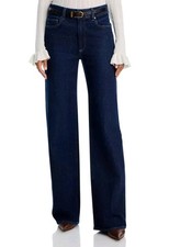 NWT $259 PAIGE SASHA WIDE LEG HIGH RISE JEANS IN DWELL SIZE 29 picture