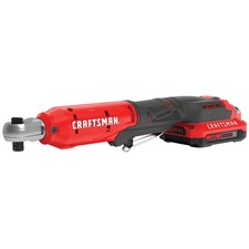 CRAFTSMAN V20* Cordless 3/8-in Drive Ratchet Kit W/ Battery & Charger-CMCF930D1 picture