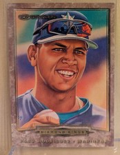 1998 Donruss DIAMOND KINGS CANVAS #19 Alex Rodriguez RARE PARALLEL INSERT /500 picture