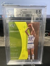 2012 Fleer Retro Larry Bird EX 2001 Essential Credentials Now /41 BGS 8.5 picture
