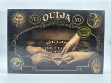 New Hasbro Ouija Board Exclusive Edition Real Wood Planchette Special Graphics . picture