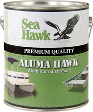 SEA HAWK PAINTS Aluma Hawk Aluminum Boat Paint Quick Dry Jon Boat Green QUART picture