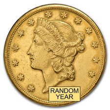 $20 Liberty Gold Double Eagle (Cleaned) - Random Year picture