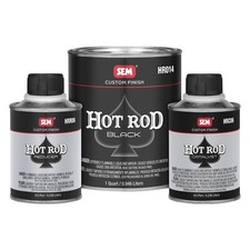 SEM HR010 Hot Rod Black Kit Auto Paint Catalyst & Reducer Low Gloss Matte picture