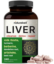 #1 Pastillas Naturales Para Limpiar El Higado Graso Inflamado Mal Aliento - USA picture