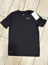 Nike Boys DRI FIT Legend Tee SHIRT Black 840178-010 SMALL Youth T-Shirt NWT NEW picture