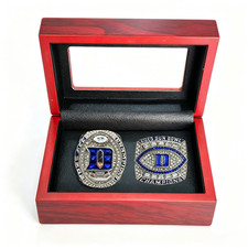 2025 Duke Blue Devils and Sun Bowl National Championship Rings Set W Box picture