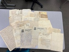 Vtg 1890s-1920s Ephemera Chicago Examiner Letters Lima OH Mining World Series picture