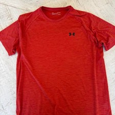 Under Armour HeatGear Men’s Red Heather Performance Athletic Shirt picture