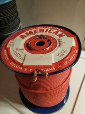 Made In U.S.A 14 gauge SRML Tinned Silicone Copper Glass Braided Wire 500' Spool picture