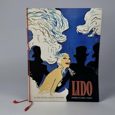 French LIDO CABARET PARIS Vintage 1971 SOUVENIR PROGRAM BOOK France Nightclub picture