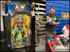 AEW BRODY KING SIGNED FIGURE UNRIVALED Walmart Exclusive PROOF picture