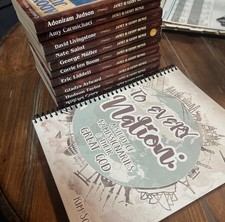 Not Consumed 'To Every Nation' Study Guide & Lot of 10 Christian Heroes books picture