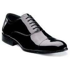 Stacy Adams Mens Tuxedo Shoes Gala Black Patent Leather lace up 24998-004 picture