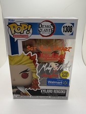 SIGNED BY MARK WHITTEN - Funko Pop Vinyl: Demon Slayer: - Kyojuro Rengoku picture
