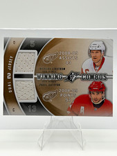 2011-12 SPx Lidstrom Datsyuk Winning Combos Dual Game Used Jersey #WC-LD picture