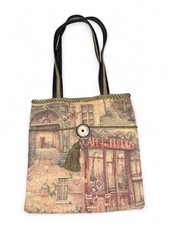 Vintage Artisan Woven Tapestry Tote Bag picture