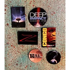 Original 1990s Fantasy Movie Promotional Pinback Collection picture