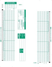 TEST-884E (500 Sheet Pack) 884 E Scantron Compatible Testing Forms picture