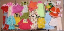 HUGE Vintage Skipper Francie Blythe Doll Clothing Outfit Dress Pajama LOT picture