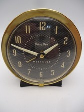 OLD SCHOOL VINTAGE WESTCLOX BABY BEN WIND-UP ALARM CLOCK, WORKS picture