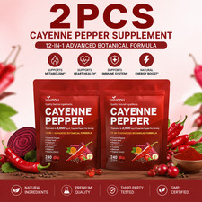 2PCS VivoNu Cayenne Pepper 240 Softgels Dietary Supplement Health Support picture