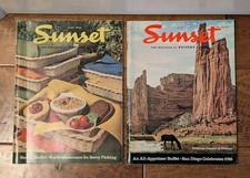 Lot of 2 VTG Sunset Magazine Western Living July 1968 Berry Picking 1969 Arizona picture