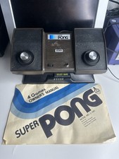 Vintage 1976 ATARI SUPER PONG Console (Model C-140) – Tested & Working Audio picture