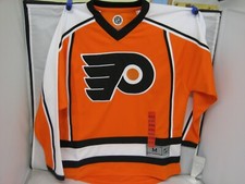 NWT Youth Medium 10/12 Philadelphia Flyers Jersey Stitched NHL New  picture