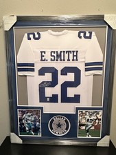 Emmit Smith Autographed Signed Custom Framed Dallas Cowboys Player Certified picture