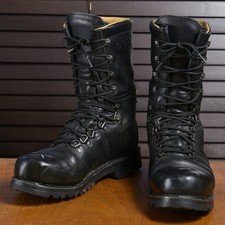 Austrian Issue Leather Hiking Boots Heavy Duty Outdoor Pre-Owned picture