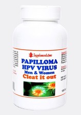 NATURAL HERBS FOR PAPILLOMA WOMEN & MEN HPV VIRUS - 120 CAPS - MADE IN USA picture
