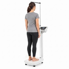Height and Weight Scale Digital Physician Scale w/ 400 lbs Capacity & Height Rod picture