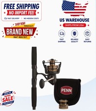 PENN 7' Battle Spinning Fishing Rod and Reel Combo Kit, Size 5000 Reel with Cove picture