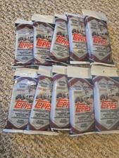 Lot of Qty 10 - 2026 Topps Flagship Football NFL Fat Packs - Factory Sealed picture