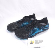 Bronoir Skin Pro Barefoot Athletic Water Shoe Womens Size 7 Mens 6 Black Blue picture