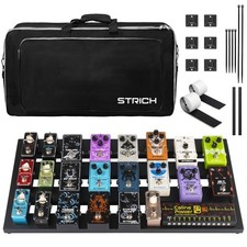 STRICH Guitar Pedal Board Extra Large Size 25'' x 12.7'' x 2.83'' with Carry Bag picture