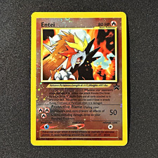 Wizards Entei 34/53 Wotc Promo Reverse Holo English HP80 Basic Sugimori picture