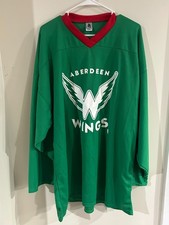 Aberdeen Wings NAHL Used Practice Jersey 56 picture