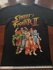 Vintage 1998 Street Fighter 2 Shirt, Medium, Good Condition Official Capcom Tee picture