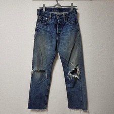 Vintage Levis 702 Made in Japan LVC selvedge buckleback distressed picture
