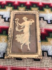 Antique German or English Dollhouse Picture Neoclassical Art 1:12 picture