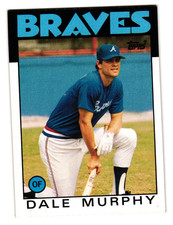 1986 Topps - Dale Murphy #600 Atlanta Braves MVP picture
