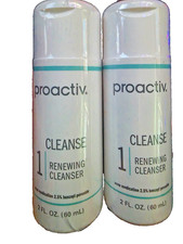 2 Pack - Proactiv Step 1 Cleanse Renewing Cleanser Acne Medication 2x2oz - 07/27 picture