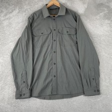KUIU Gila Shirt Mens Large Gray Performance Stretch Nylon Tactical Hiking picture