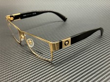 VERSACE VE1274 1002 Gold Black Men's 57 mm Eyeglasses picture