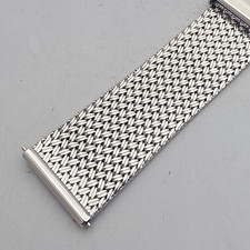 Unbranded Stainless steel mesh watchband/Bracelet 20mm Woven Texture picture